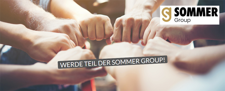 Werde Teil der SOMMER Group!